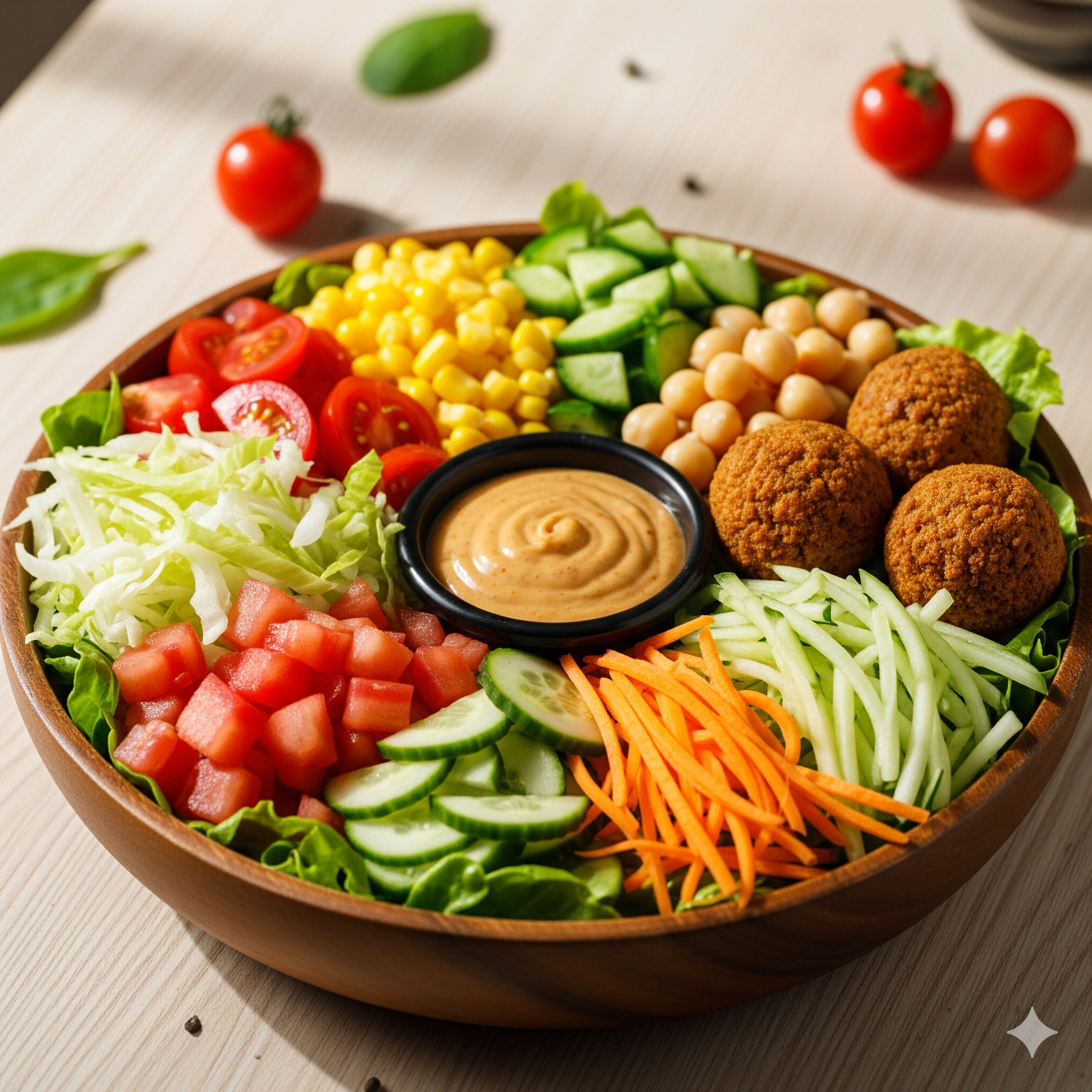 The Halahal Fummus Salad