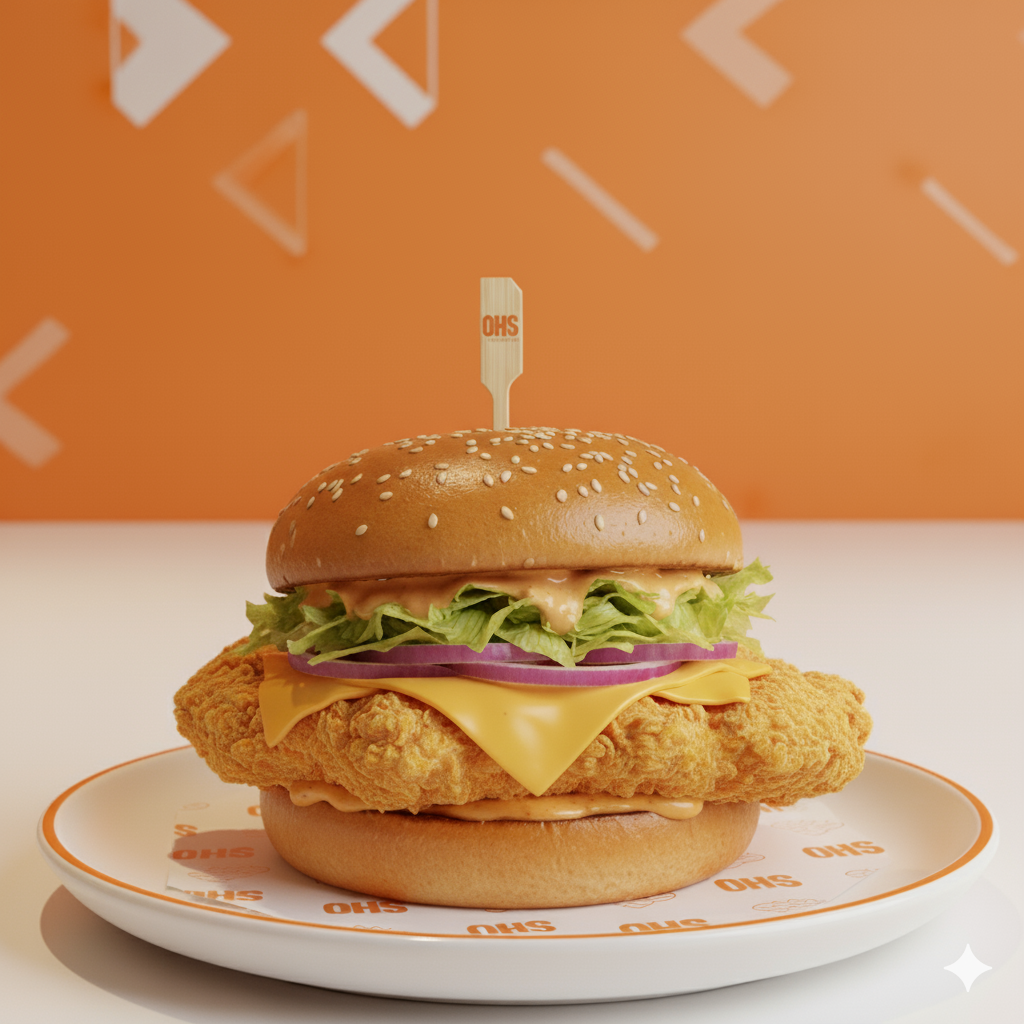 The Golden Crunch Burger